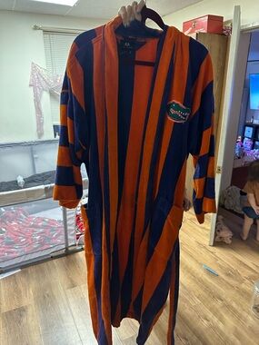 Florida Gators Orange & Navy Striped Robe